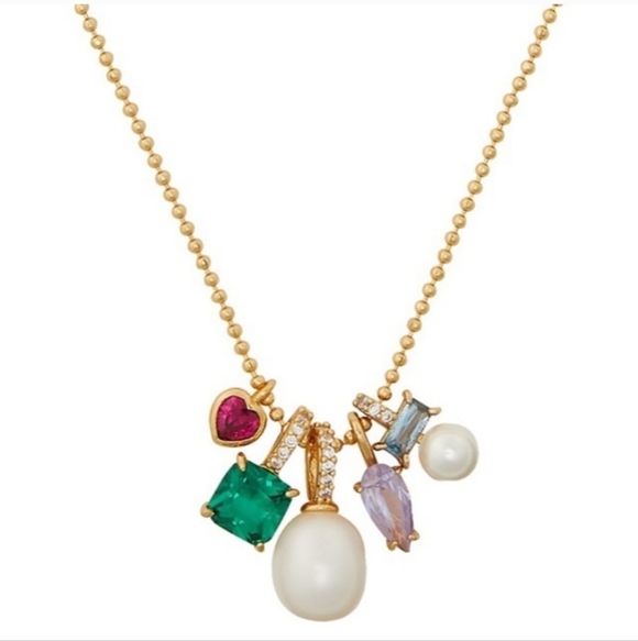 Kate Spade New York Little Gem Charm Pendant Necklace - Picture 3 of 8